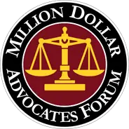Million Dollar Advocates Forum membership