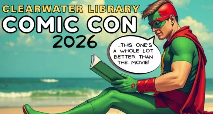 Comic Con de la Biblioteca de Clearwater Sábado, 7 de marzo
